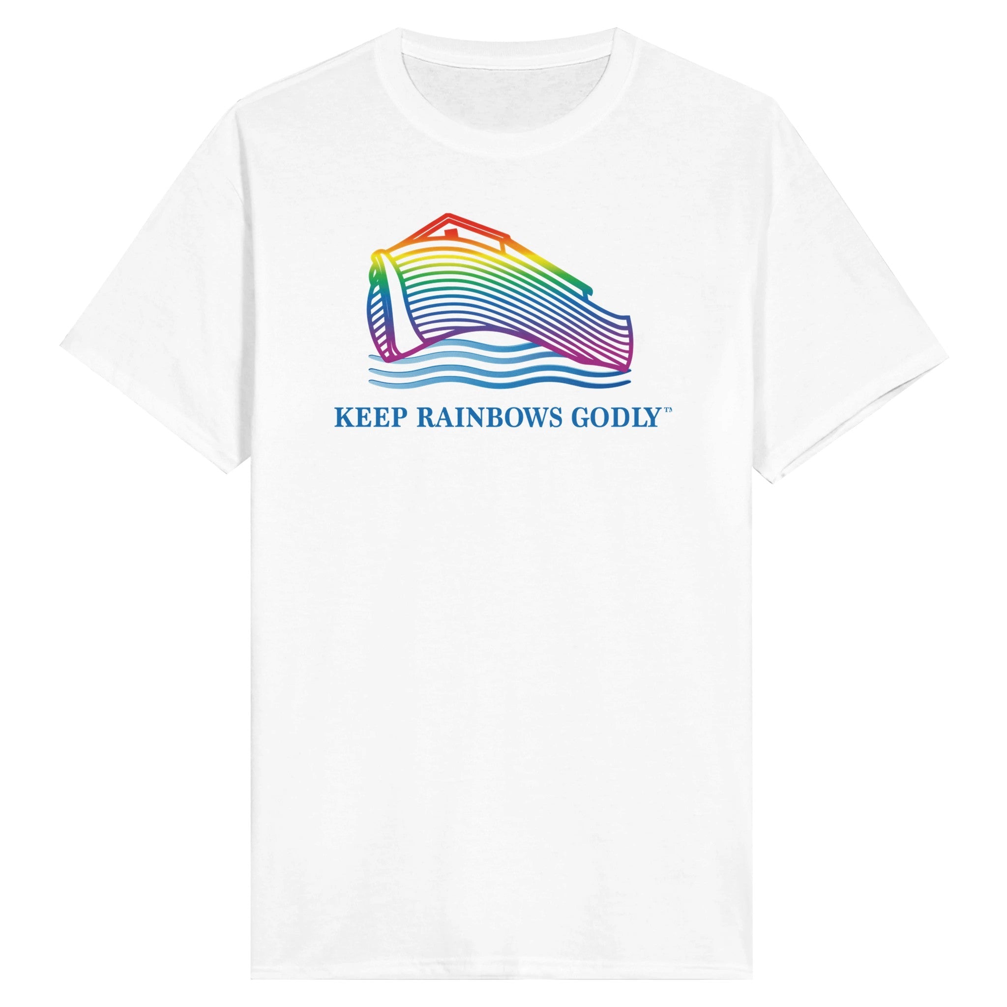 Ark Design 1 - Performance T-Shirt - KEEP RAINBOWS GODLY