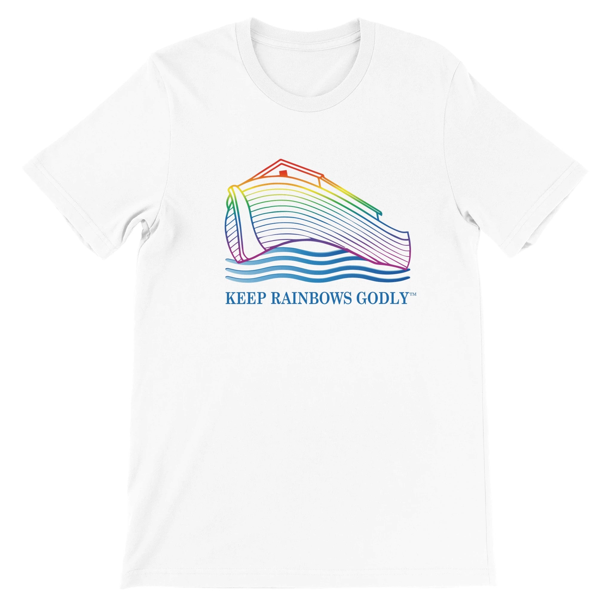 Ark Design 1 - Premium T-shirt - KEEP RAINBOWS GODLY