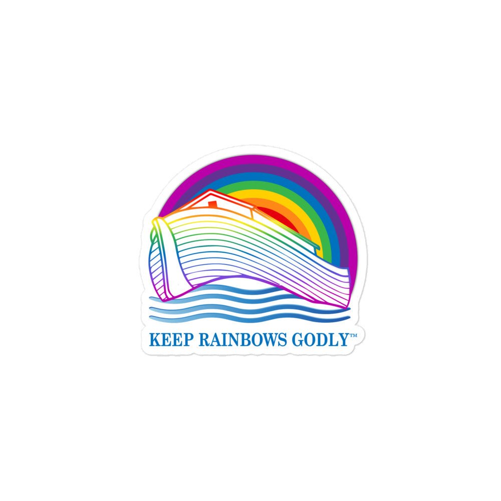 Ark Design 2 - Bubble-free stickers - KEEP RAINBOWS GODLY