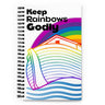 Ark Design 2 - Spiral notebook - KEEP RAINBOWS GODLY