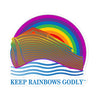Ark Design 3 - Bubble-free stickers - KEEP RAINBOWS GODLY