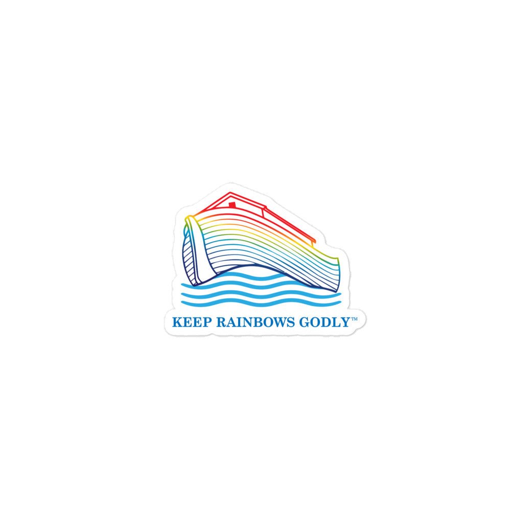 Keep Rainbows Godly Bubble-free stickers - KEEP RAINBOWS GODLY