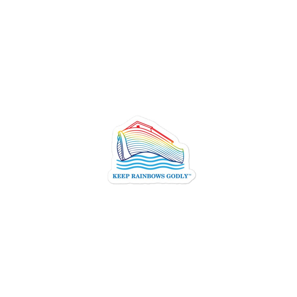 Keep Rainbows Godly Bubble-free stickers - KEEP RAINBOWS GODLY