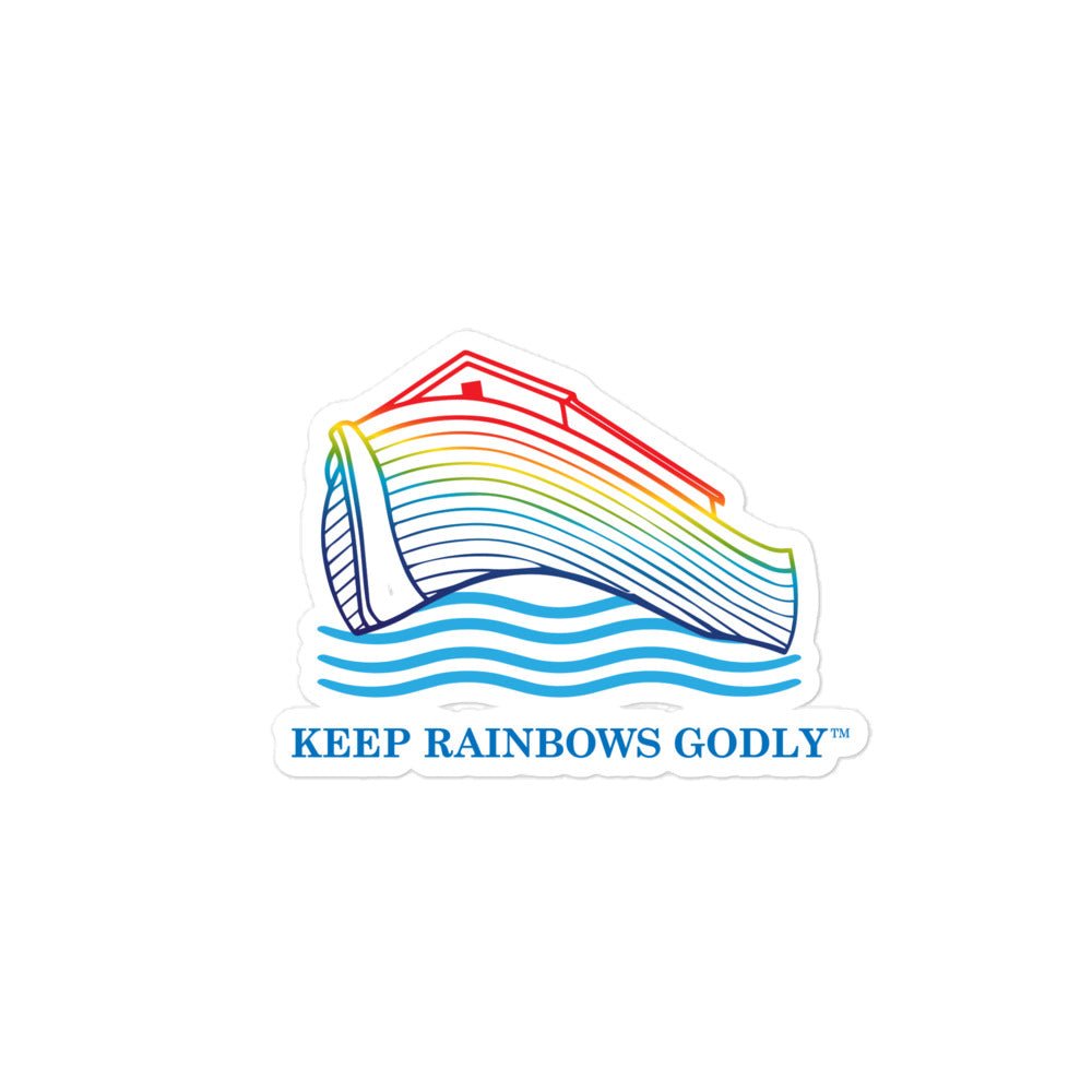 Keep Rainbows Godly Bubble-free stickers - KEEP RAINBOWS GODLY