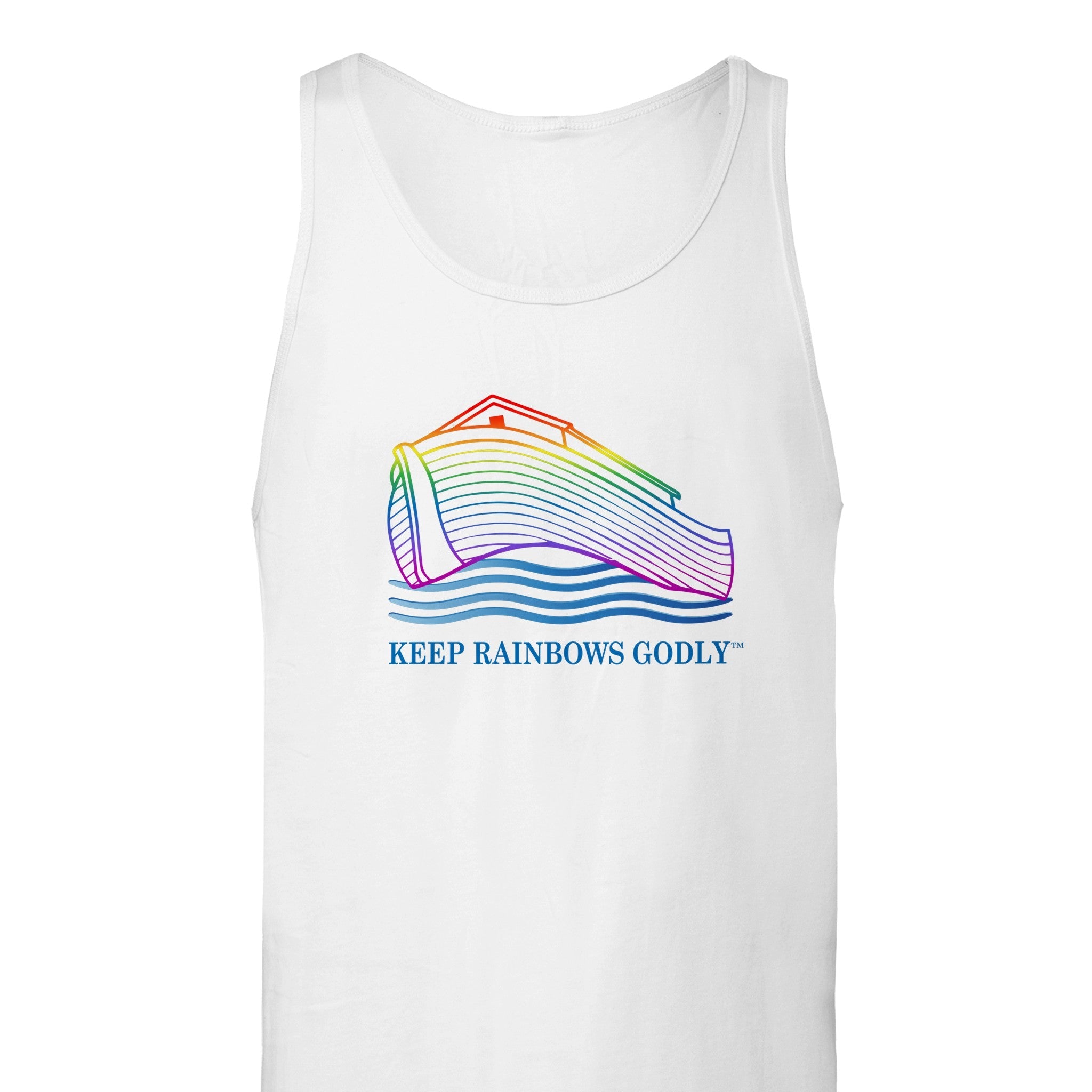 Premium Unisex Tank Top - KEEP RAINBOWS GODLY