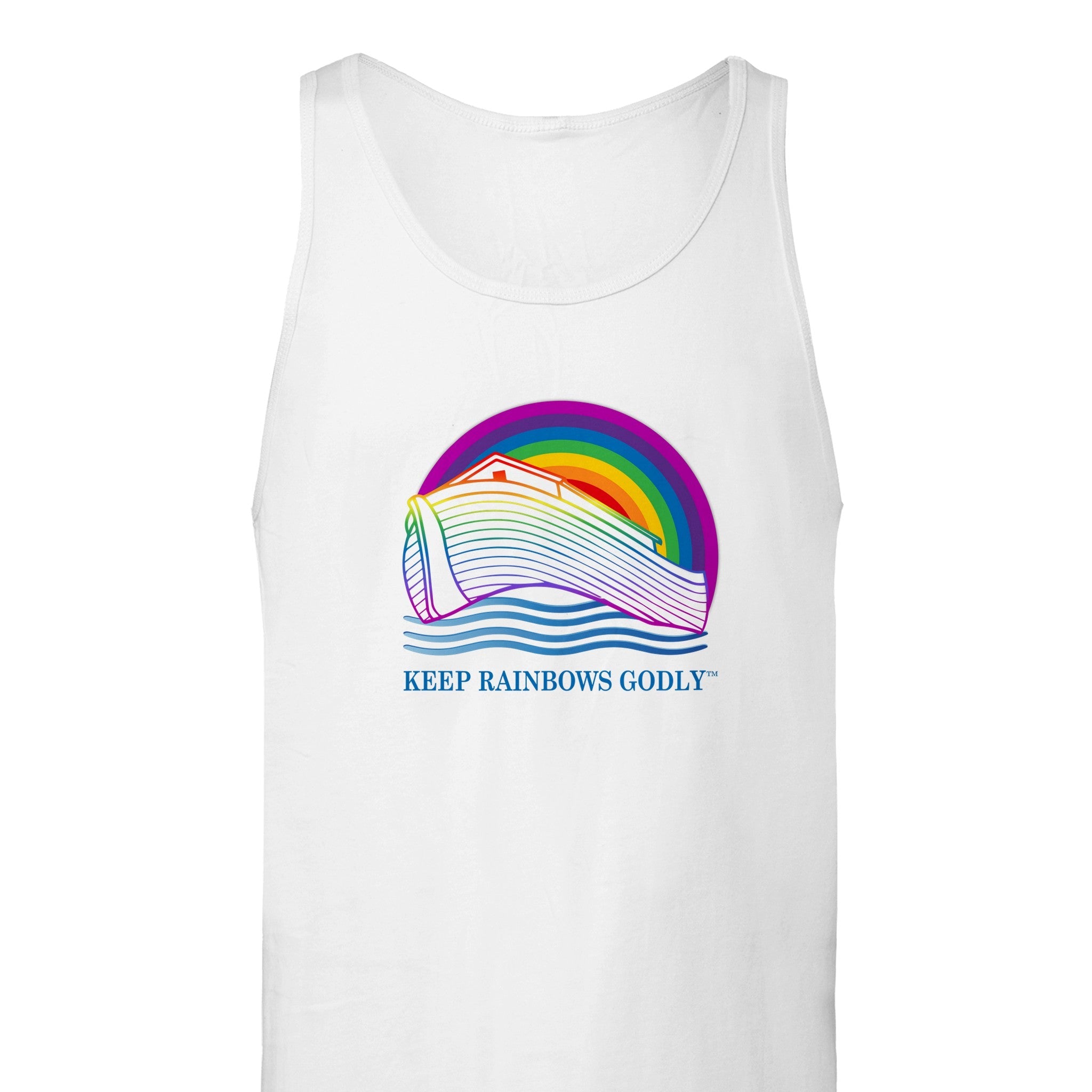 Premium Unisex Tank Top - KEEP RAINBOWS GODLY