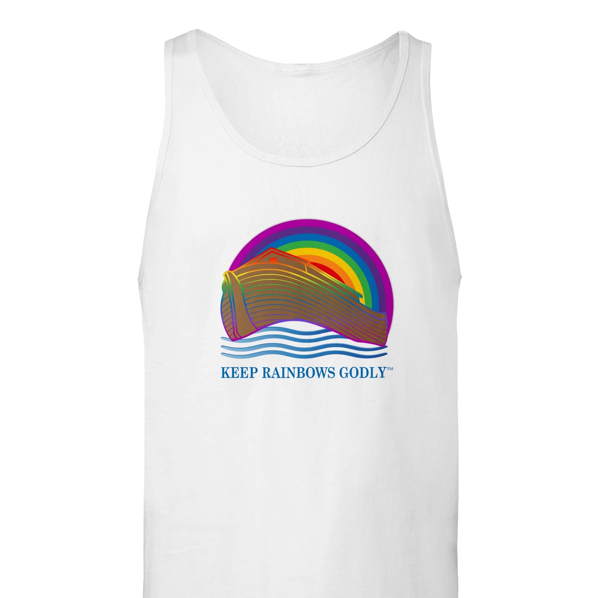 Premium Unisex Tank Top - KEEP RAINBOWS GODLY