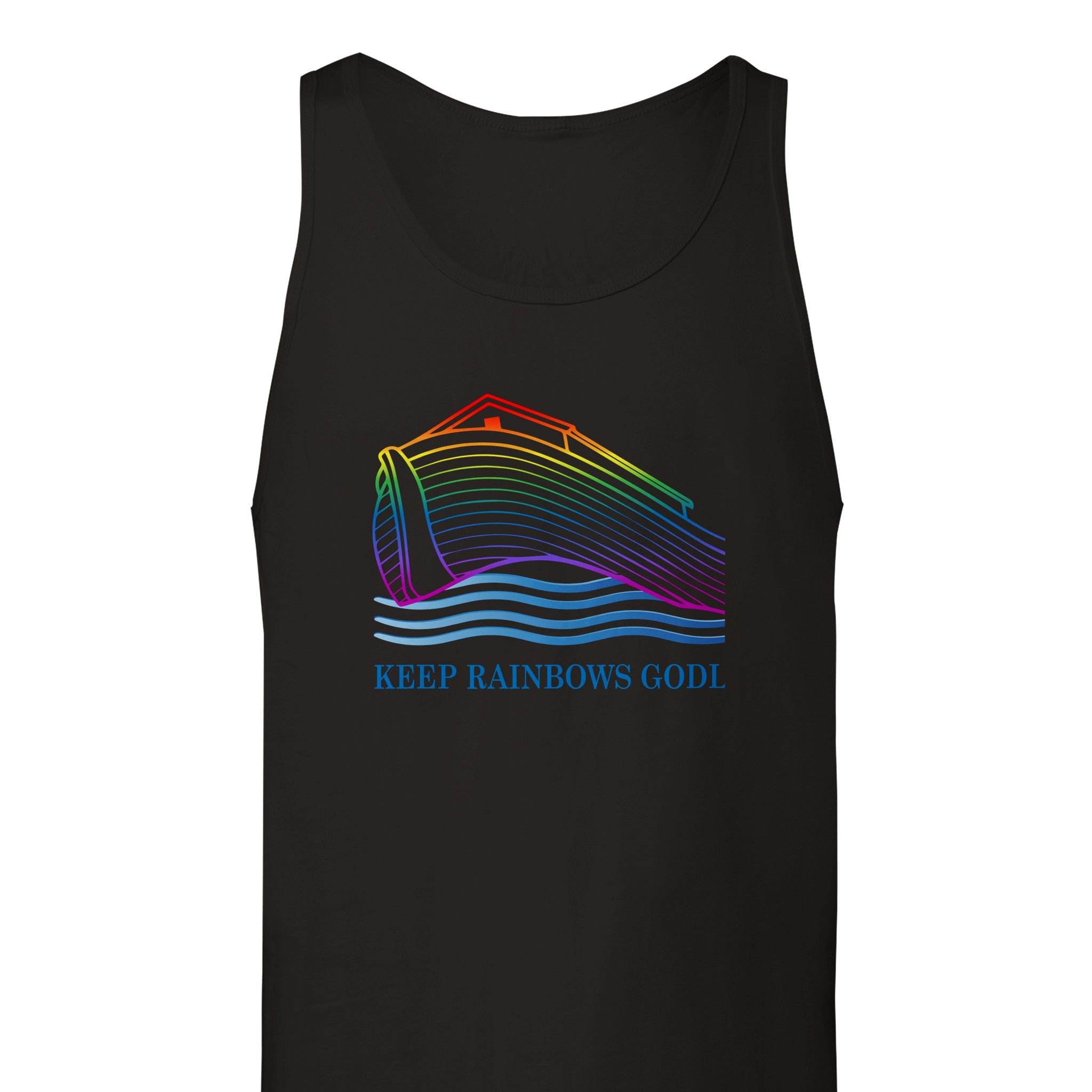 Premium Unisex Tank Top - KEEP RAINBOWS GODLY