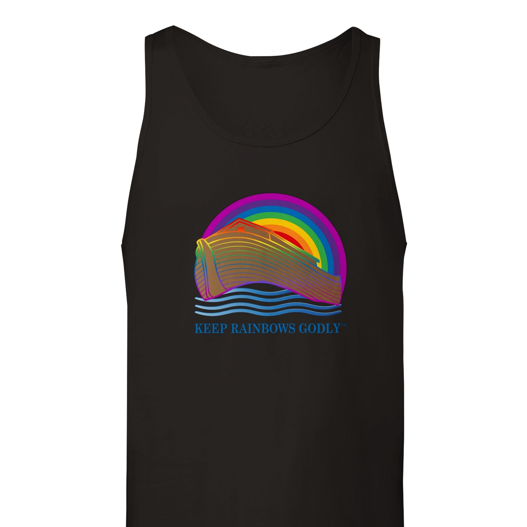 Premium Unisex Tank Top - KEEP RAINBOWS GODLY