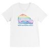 Premium Unisex V-Neck T-shirt - KEEP RAINBOWS GODLY