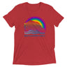 Triblend Unisex Crewneck T-shirt - KEEP RAINBOWS GODLY