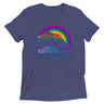 Triblend Unisex Crewneck T-shirt - KEEP RAINBOWS GODLY