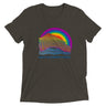 Triblend Unisex Crewneck T-shirt - KEEP RAINBOWS GODLY