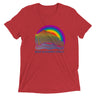 Triblend Unisex Crewneck T-shirt - KEEP RAINBOWS GODLY